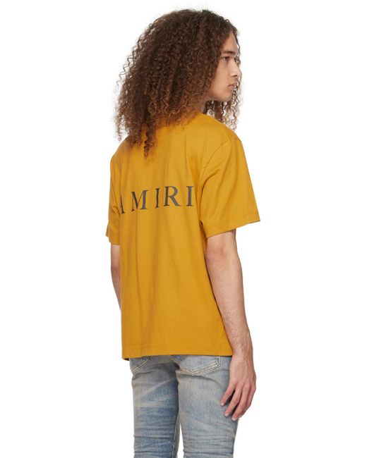 Amiri Orange 'ma' T-shirt for men