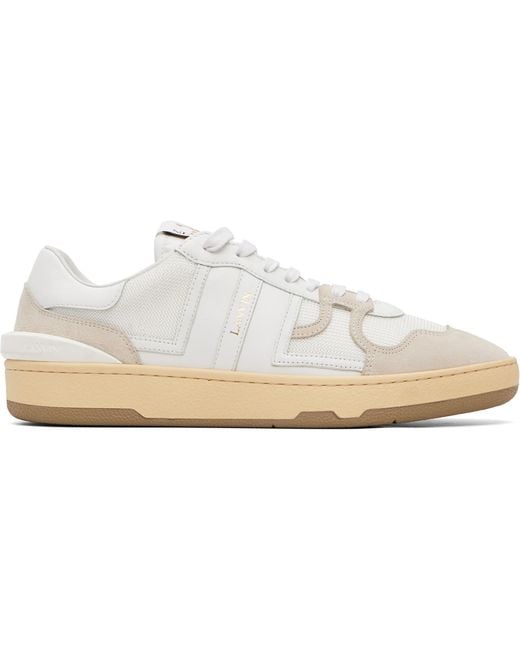 Lanvin White Clay Sneakers for men