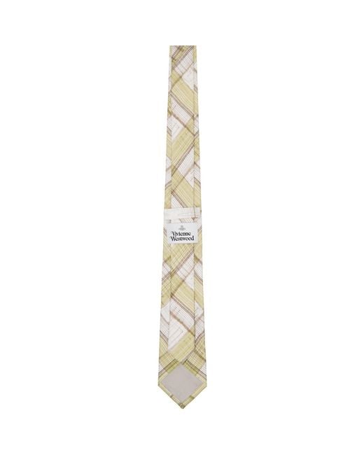 Vivienne Westwood Metallic 7Cm 'Lies' Tie for men