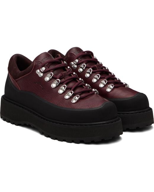 Diemme Brown Burgundy Cornaro Due Gomma Boots for men