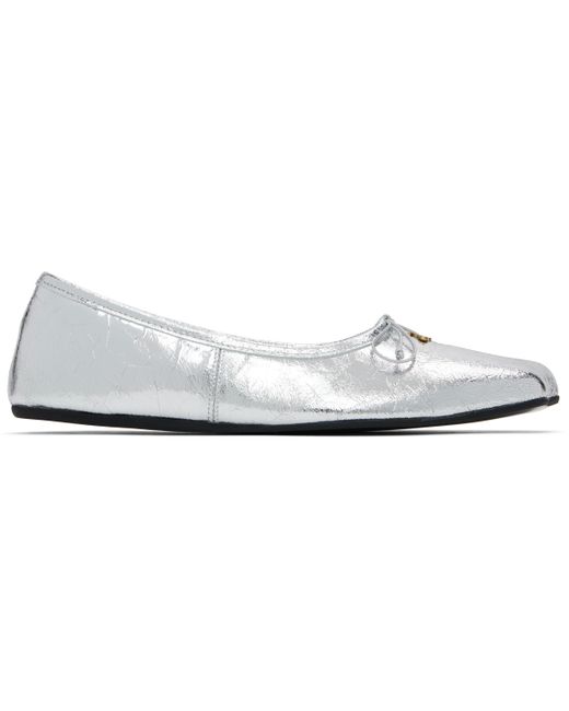 Vivienne Westwood シルバー Brigitte バレエシューズ Black