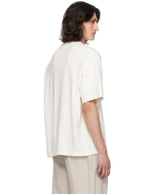 Axel Arigato White Off- Broadwick T-Shirt for men