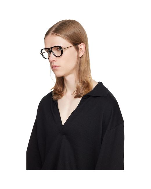 Loewe Brown Pilot Slim Glasses for men