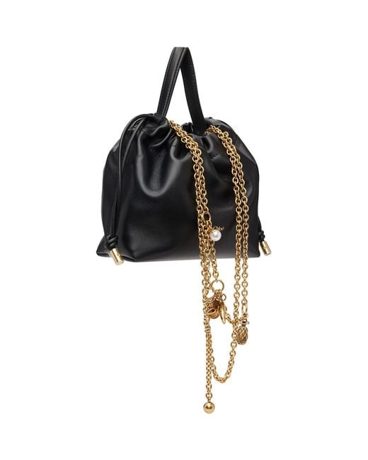 Chloé Black Mini Icons' Chain Shoulder Bag