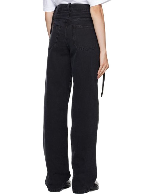 Ann Demeulemeester Black Gray Claire Jeans