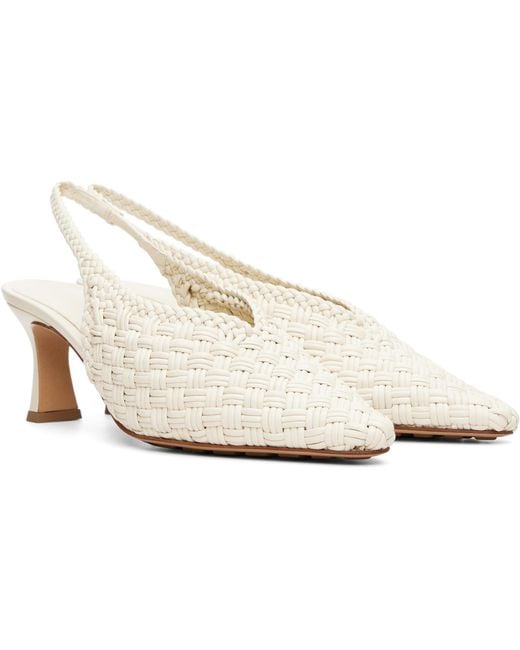 Bottega Veneta White Off- Sofia Heels