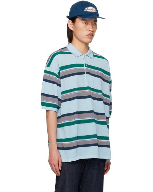 Nanamica Stripe Polo for Men | Lyst
