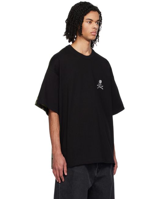 MASTERMIND WORLD Black Khaki Oversized T-Shirt for men