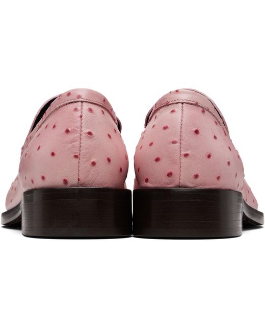 Acne Black Leather Loafers for men