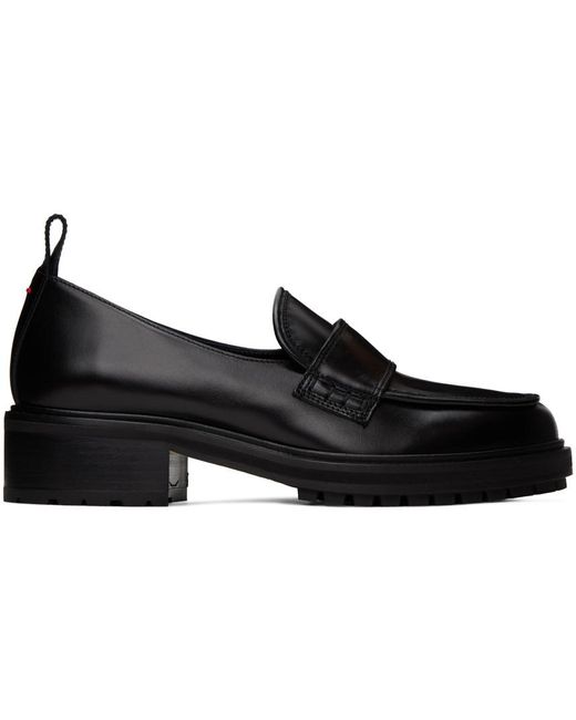 Aeyde Black Ruth Calf Loafers