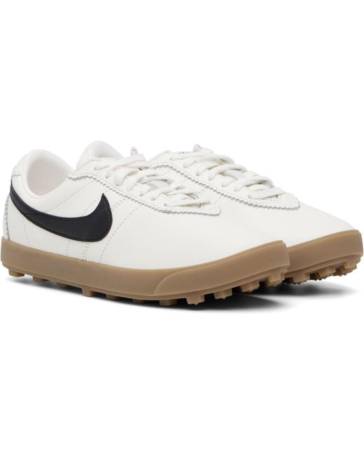 Nike White Off- Astrograbber Leather Sneakers