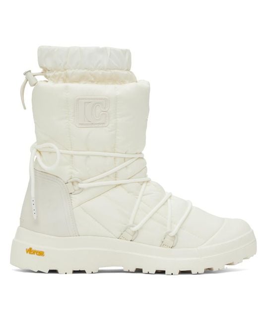 Low Classic White Padding Boots