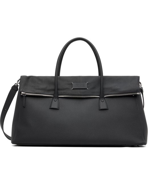Maison Margiela Black 5Ac Travel Bag for men