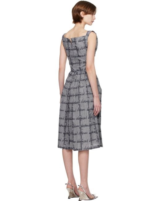 Vivienne Westwood Black Sunday Midi Dress
