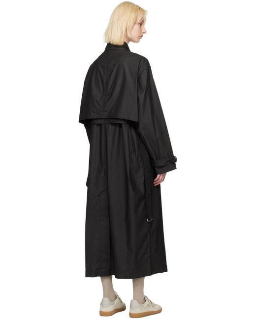 Isabel Marant Black Garali Trench Coat