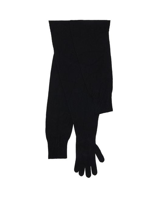 Issey Miyake Black November Sleeves Collection Stole Scarf