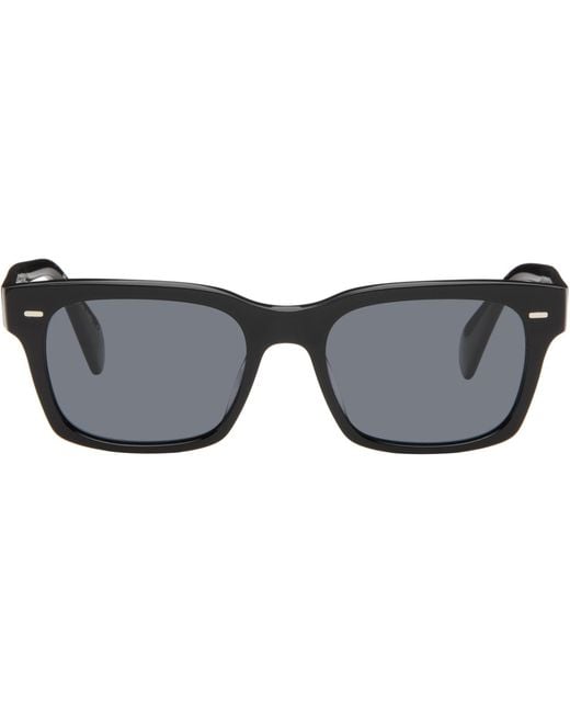 Oliver Peoples Black Ryce Sunglasses for men