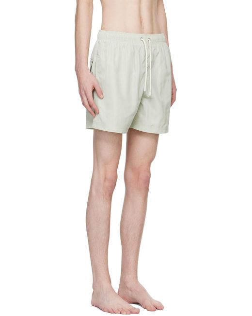 Palm Angels Multicolor Green Embroidered Swim Shorts for men