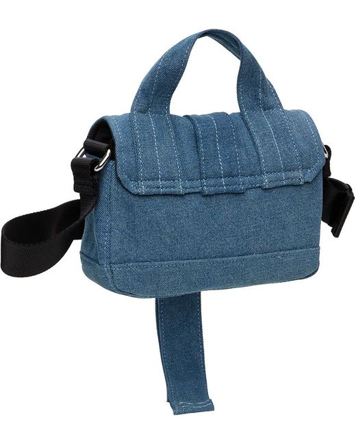 Ganni Blue Recycled Tech Mini Bag