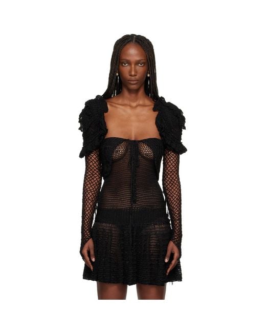 Judy Turner Black Scylla Shrug Top