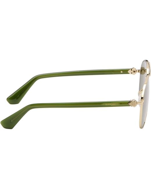 Burberry Black Metal Sunglasses for men