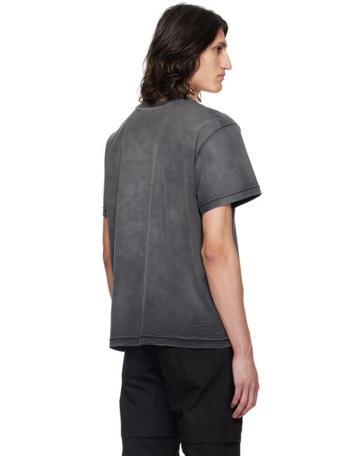T-shirt gris - rush John Elliott pour homme en coloris Black