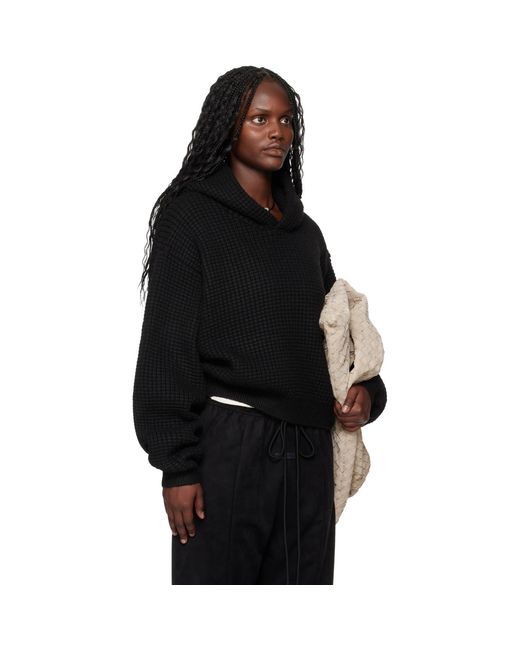 Fear Of God Black Holiday Heavy Waffle 90S Hoodie