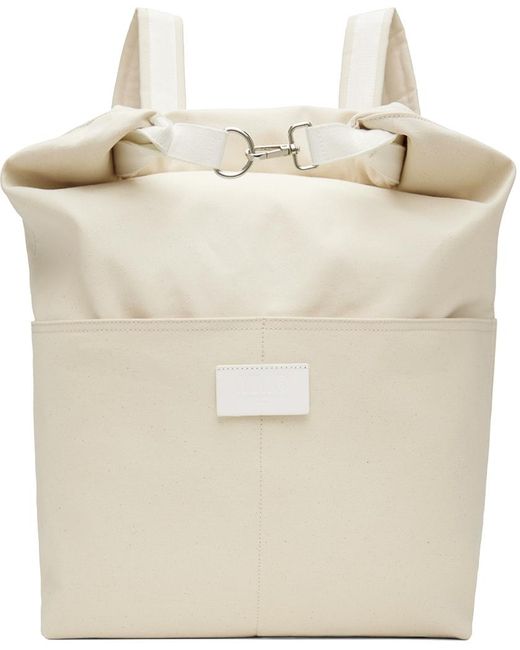 MM6 by Maison Martin Margiela Natural Off-white Utility Backpack
