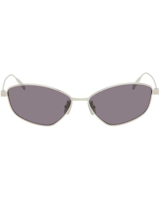 Givenchy Silver Gv Speed Sunglasses in Black