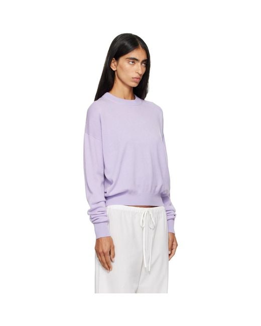 B.B. Wallace Purple Morris Sweater