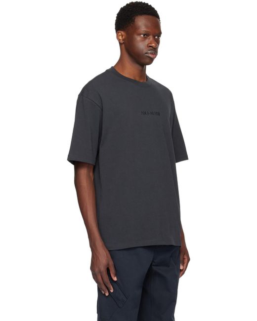 T-shirt noir à logos Nike pour homme en coloris Black