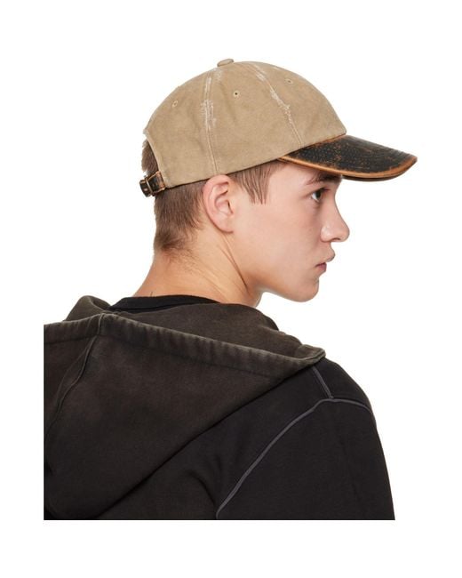 MMIC Black Patina Brim Cap for men
