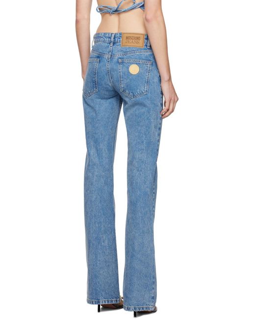 Moschino ブルー ファイブポケット ジーンズ Blue