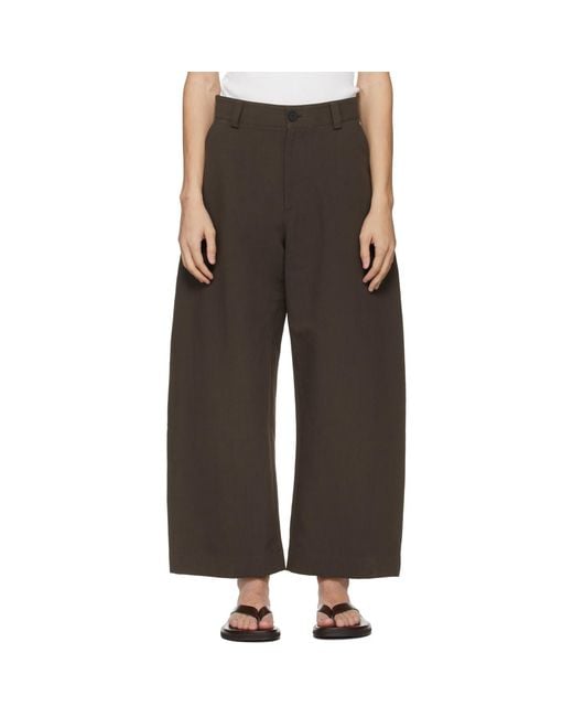 Studio Nicholson Black Levy Trousers for men