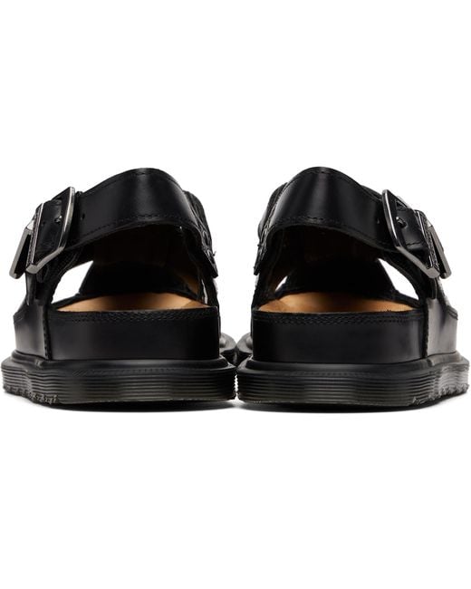 Dr. Martens Black Archive Sandals for men