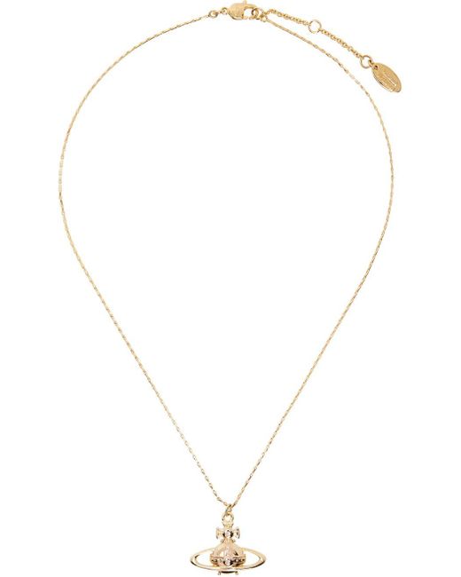 Vivienne Westwood Multicolor Gold Suzie Pendant Necklace