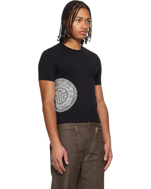 Jean Paul Gaultier Black 'The Laurel Stamped' Baby T-Shirt for men