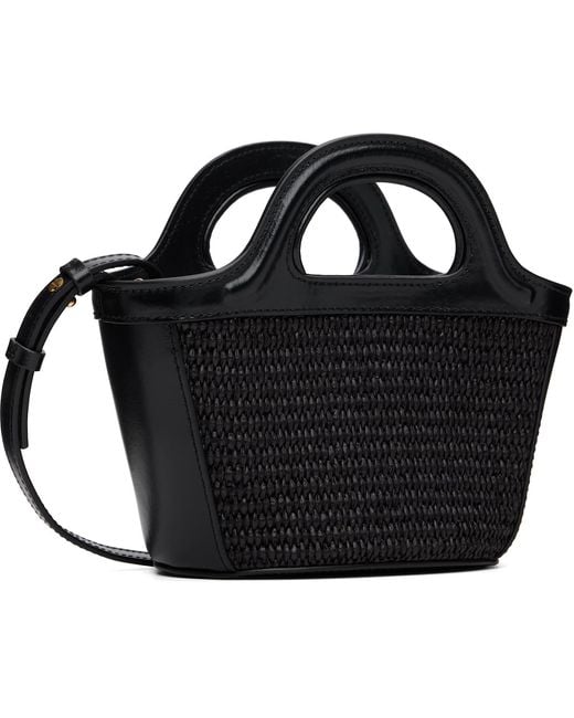 Marni Black Tropicalia Micro Tote