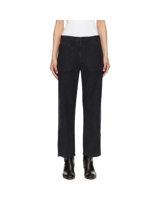 Citizens of Humanity Black Winslow Utility Trousers
