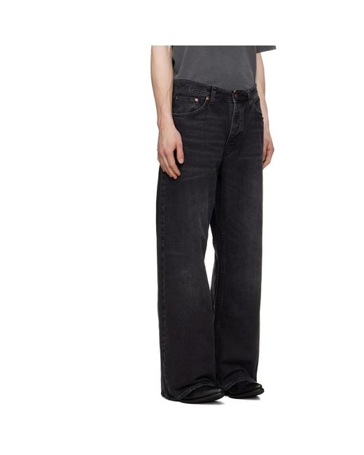 Nudie Jeans Black Loud Larry Jeans for men