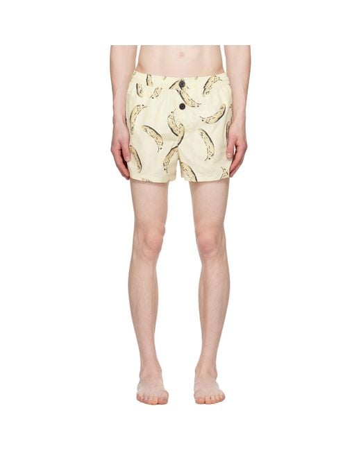 Jacquemus Natural La Croisière 'The Puntini' Swim Shorts for men