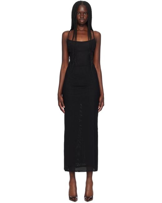 Miaou Black Thais Maxi Dress