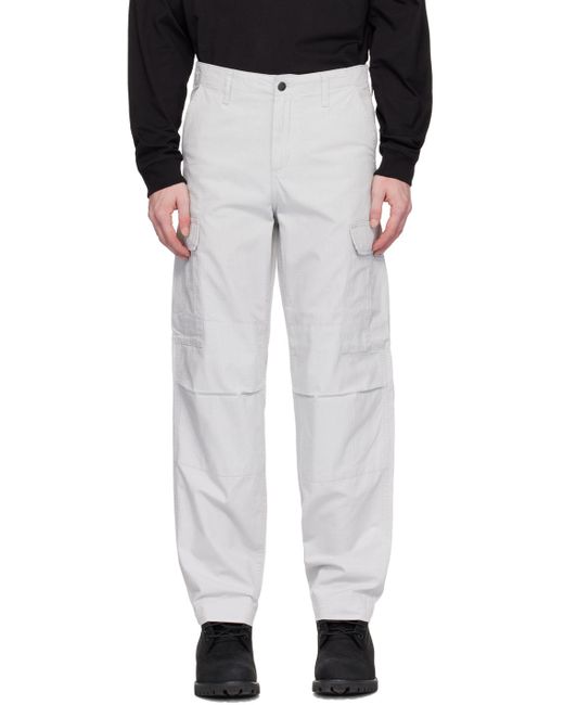 Carhartt Black Gray Regular Cargo Pants for men