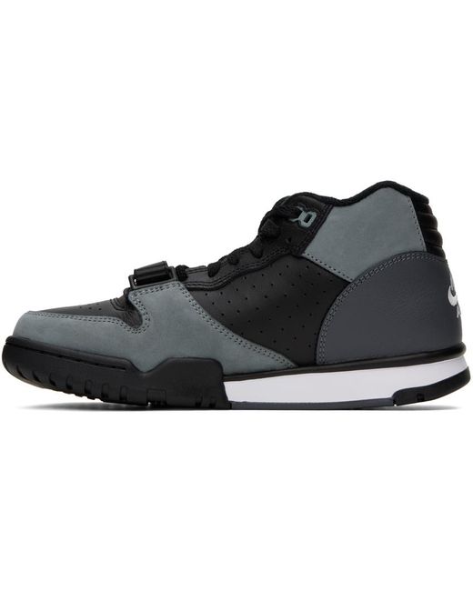 Nike Gray & Black Air Trainer 1 Sneakers for men