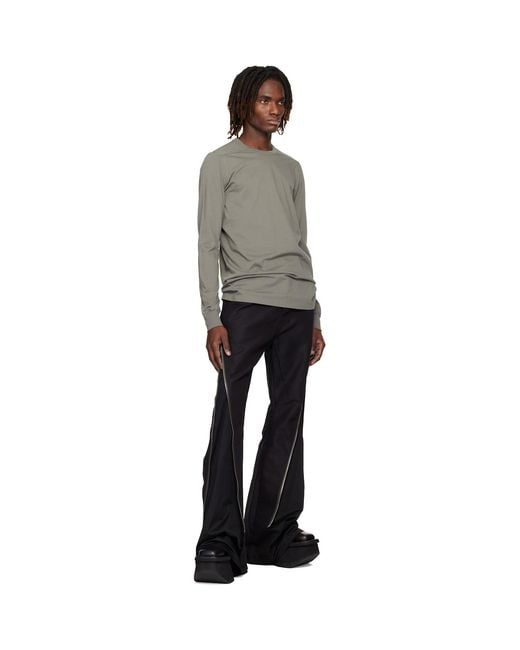 Rick Owens Black Temple Level Ls T-shirt for men