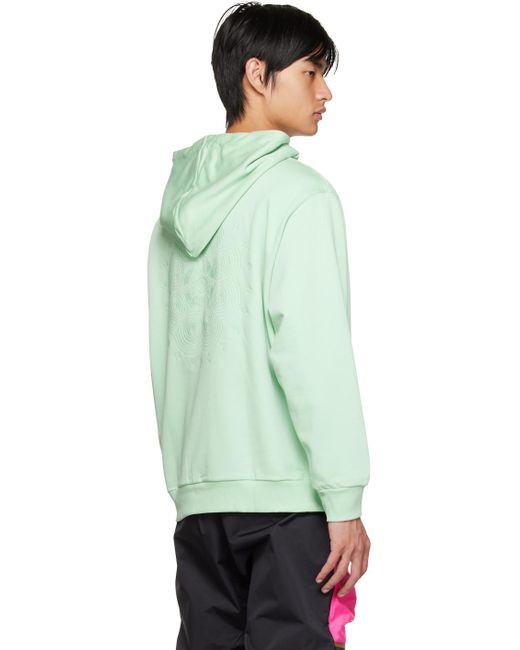 Li-ning Green Embroide Hoodie for men