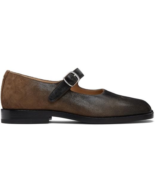 Maison Margiela Black Tabi Mary-jane Ballerina Flats