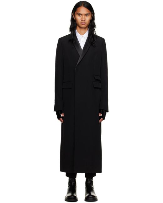 SAPIO Black No 30 Coat for men