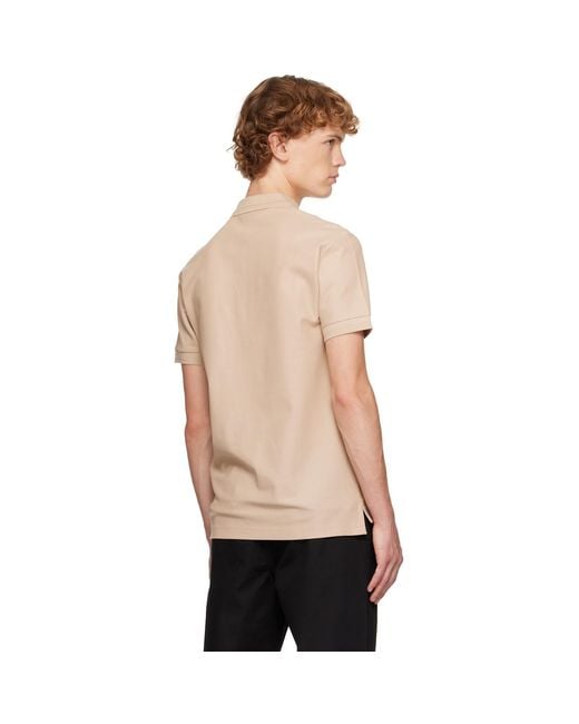 Burberry Natural Cotton Polo for men