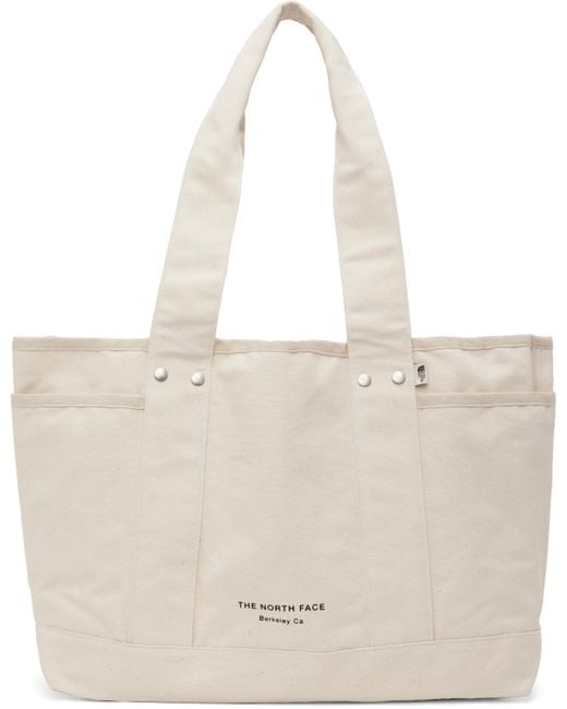 The North Face オフホワイト Circular コットン トートバッグ